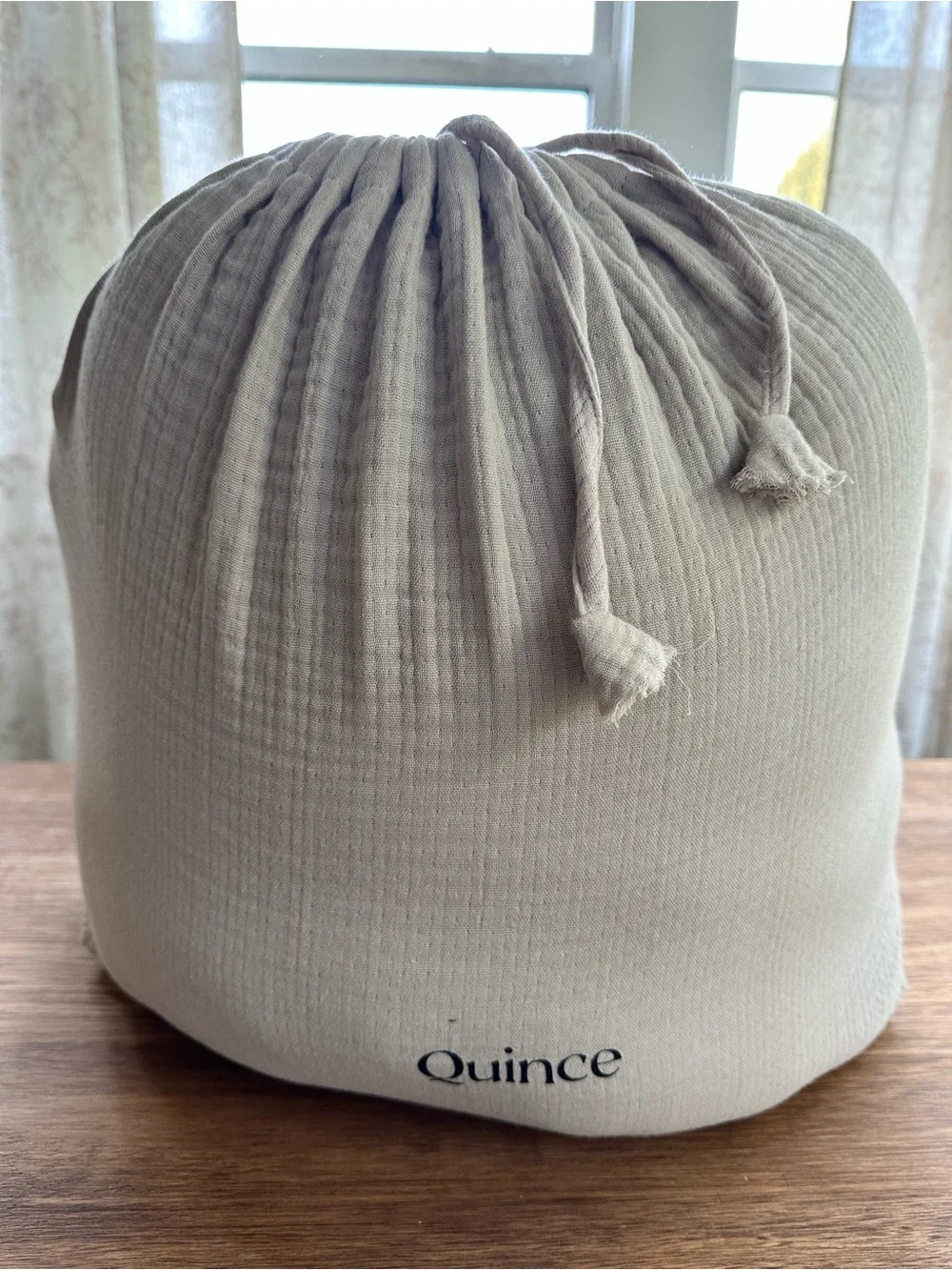NWOT Quince Airy Gauze Cotton Duvet Cover In Dune - King/Cal King No Shams